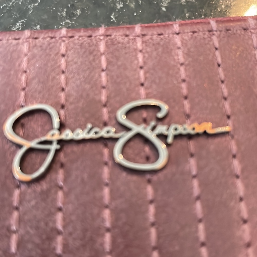 Jessica Simpson wallet/clutch, very good condition, two zippered compartments - Picture 9 of 9